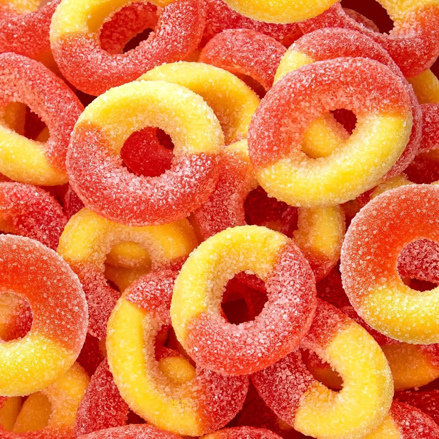 Gummy Peach Rings